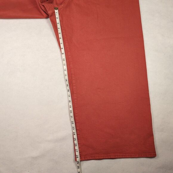 Universal Thread Womens 22 High Rise Sailor Wide Leg Ankle Jean Red Coral Casual - Picture 11 of 15